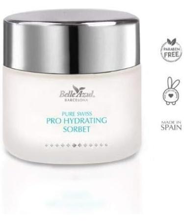  Belle Azul Belle Azul Pro Swiss Hydrating Sorbet Light Anti-Ageing Day Cream with Hyaluronic Acid and Vitamin C Moisturising and Nourishing Non-Greasy for All Skin Types 50 ml Made in Spain - Buy Online on GoSupps.com