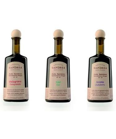 Organic pomegranate vinegar obtained by slow natural acetification from pomegranate juice of the Horse's Tooth unpasteurized - Buy Online on GoSupps.com