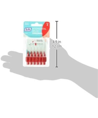TePe Interdental Brushes Red 0.5mm - Pack of 3 (18 Pieces) | Best International Shipping - Buy Online on GoSupps.com