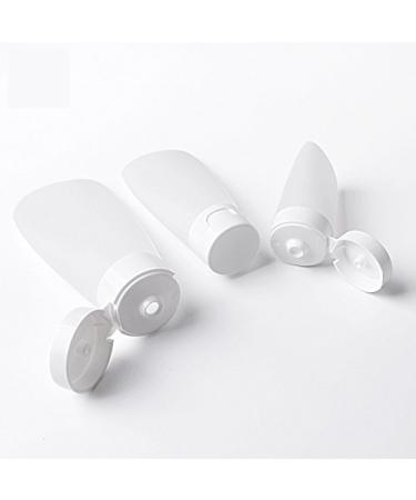 12PCS 150ml Clear Refillable Squeeze Soft Tubes with Flip Cap - Makeup & Bath Containers - Buy Online on GoSupps.com