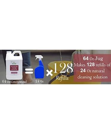 Naeterra 64 Oz Aromatherapy Cleaning Concentrate & 10ML Essential Oils - Eco-Friendly Natural Cleaning Solutions - Buy Online on GoSupps.com