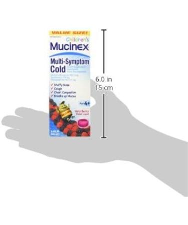 Mucinex Children's Multi-Symptom Cold Liquid - Very Berry - 6.8 Fl Oz - Buy Online on GoSupps.com