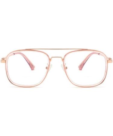 Fuqinqingoz Classic Aviator Anti-Blue Light Reading Glasses - Alleviate Tiredness Fashionable Design +200 Power C6 Color - Buy Online on GoSupps.com