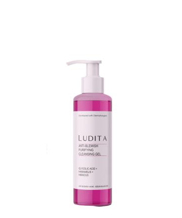 LUDITA Anti-Blemish Purifying Cleansing Gel Pink 200ml