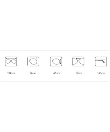 Zhuyiqz Retro Round Reading Glasses | Anti Blue Light Computer Readers for Men & Women | +250 C5 Flat Light Mirror - Buy Online on GoSupps.com