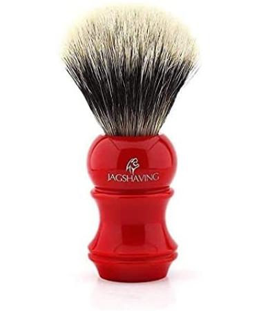 Premium shaving brush with resin handle for men and - soft badger hair - shaving brush