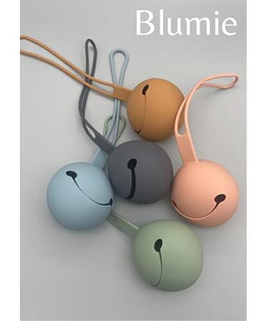 Blumie Silicone Travel Case for Pacifiers - Blue Storage Box | International Shipping Available - Buy Online on GoSupps.com