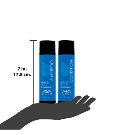 Moisture Shampoo & Conditioner Set - Vegan Sulphate Free Paraben Free Cruelty Free | 8.4oz Each - International Shipping - Buy Online on GoSupps.com