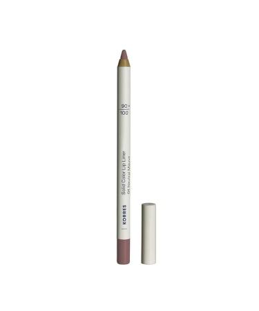 KORRES KORRES Solid Color Lip Liner Neutral Mauve 01 Lip Liner for Filling and Contouring Intense Colour Silicone and Paraben Free 1 g