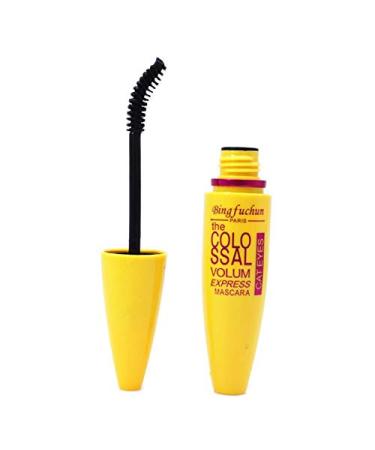 XunChung 1Pc mascara thick long waterproof nonstick powder Color Yellow Yellow