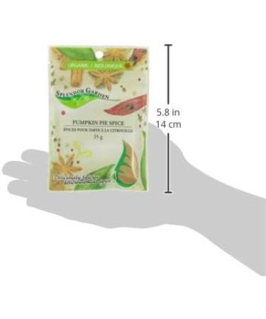 Splendor Garden Organic Pumpkin Pie Spice 35g - Buy Online on GoSupps.com