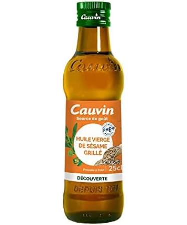CAUVIN - Toasted Sesame Oil 25cl - Pack of 3 - Buy Online on GoSupps.com