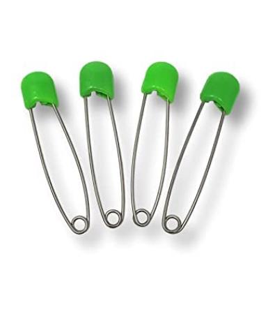 Incontrol Diapers - Adult XL Jumbo Safety Stainless Steel Locking Pins (Green)