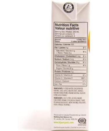 Kiju Organic Juice 1L - Mango Orange (12x1L) - Buy Online on GoSupps.com