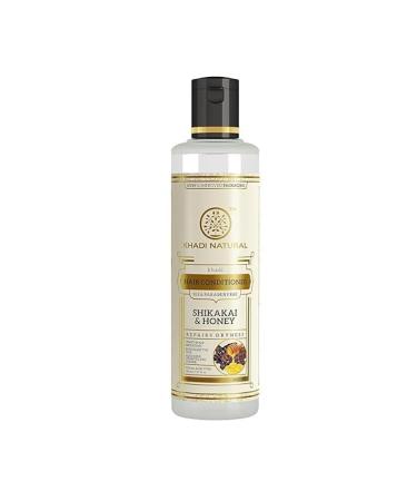 Shikakai & Honey Herbal Hair Conditioner For Nourishing Dry Hair Repairs Dry Damaged & Dull Hair Paraben & Sulphate-Free For All Hair Types (Honey) 210 Millilitre White