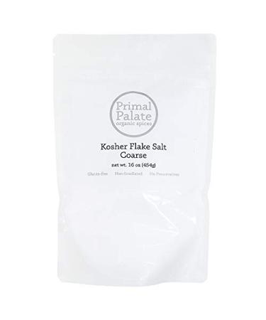 Primal Palate Kosher Flake Salt, Coarse, 16 ounce