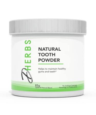 Dherbs Tooth Powder All-Natural Teeth Whitening with Activated Carbon/Charcoal