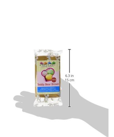 Buy Funcakes Fondant Teddy Bear Brown - Easy to Use & Gluten-Free Cake Decorating (250g) - Halal & Kosher - Buy Online on GoSupps.com