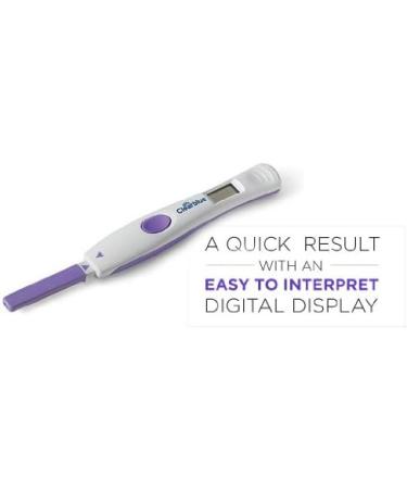 Clearblue Advanced Digital Dual Hormone Indicator Tests + One Step 10mIU Pregnancy Test Strips - Pack of 10 & 2 - Buy Online on GoSupps.com