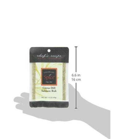 Colorado Spice Company Citrus Dill Salmon Rub 1.5oz (Pack of 12) - Seafood Spice - Buy Online on GoSupps.com