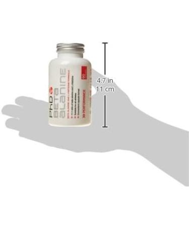 PhD Nutrition Beta Alanine & L-Histidine Supplement - Delays Muscle Fatigue, Boosts Athletic Performance - Vegan, Dairy-Free, Gluten-Free - 90 Capsules - Buy Online on GoSupps.com