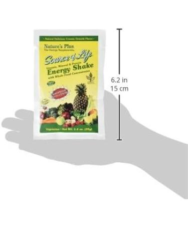 Buy Natures Plus Source of Life Energy Shake 8 Pack - Vegan Non-GMO Gluten-Free Multivitamin & Protein Boost - International Shipping Available - Buy Online on GoSupps.com