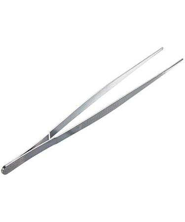 Stainless Steel Tweezer Professional Straight Pointed Tweezer for Medical Dressings Gardening and Manual Work (8"/12") 2 8"+12" - Buy Online on GoSupps.com