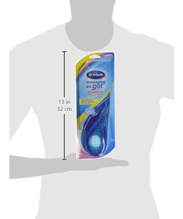 Dr. Scholl's Massaging Gel Insoles for Women (Sizes 6-10) | Comfort & Support for All-Day Relief - Buy Online on GoSupps.com