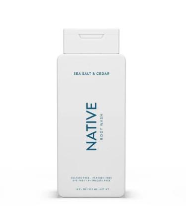 Buy Native Body Wash - Sea Salt & Cedar Sulfate & Paraben Free - 18 oz for Men & Women | International Shipping - Buy Online on GoSupps.com
