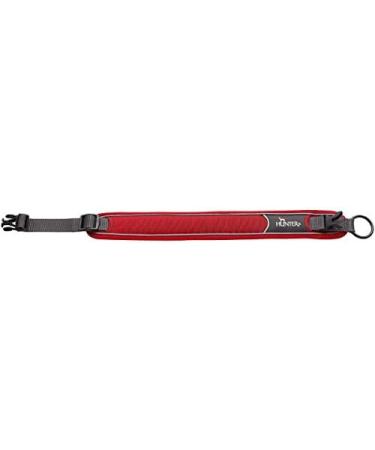 HUNTER DIVO Nylon Dog Collar - Medium Red/Grey | Premium Quality Pet Accessory - Buy Online on GoSupps.com