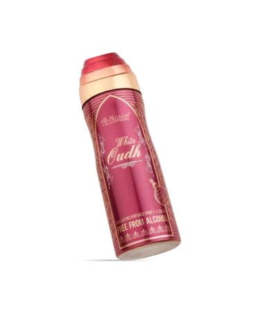 White Oudh Oud 200ML Deo Eau De Parfum No Alcohol Perfume Long Lasting Fragrance Unisex 6.76-Floz Spray. - Buy Online on GoSupps.com