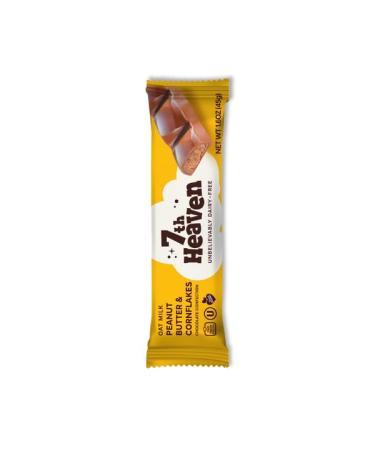 Broadway candy 7th Heaven Oat Milk Chocolate with Peanut Butter and Corn Flakes 2 x 45g