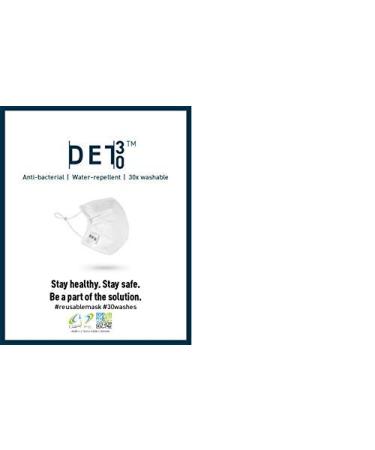 DET30 Resuable Non-Medical Mask with 3-layer protection (2-pack)