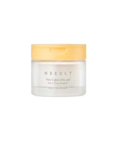 NEEDLY Vita C Glow Jelly Pad | Tampon tonifiant claircissant pour l'exfoliation le soin des imperfections et l'am lioration du tonus