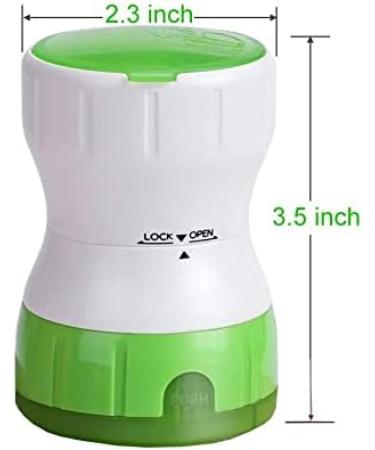 LSTK Pills Grinder Portable Medicine Tablet Crusher Grinding Device Pill Crusher and Grinder Pill Cutter Tablets Divider Grinder for Kids Elder and Pets - Buy Online on GoSupps.com