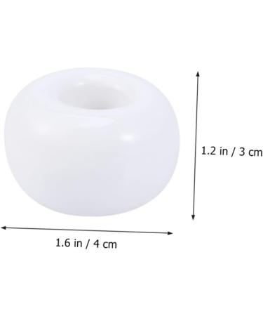 Cabilock 9-Stk Creative Toothbrush Holder - Mini Stand & White Accessories - Round & Medium Sizes for Perfect Organization - Buy Online on GoSupps.com