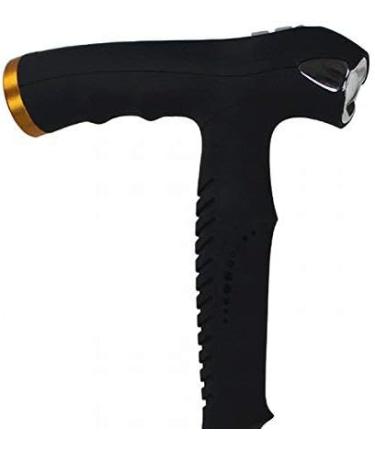 Cane Elderly Crutches 3 Colors One Foot Small Three-Legged Interchangeable Retractable Walking Stick Adjustment Range of 65 Cm -110 Cm Interesting Black - Buy Online on GoSupps.com