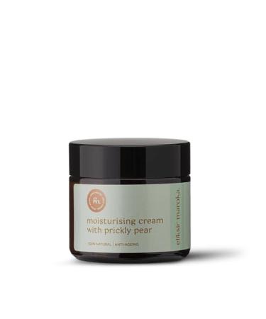 eliksir maroka Moisturizing Face Cream 50g with Prickly Pear | Anti-Wrinkle Vitamin C & Shea Butter Dry and Sensitive Skin