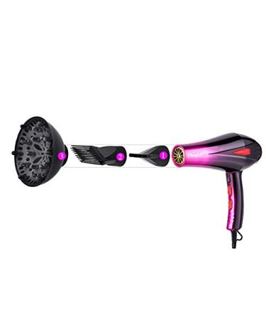 Professional Electric 4000W Travel Household Hair Dryer Hair Styling Tools Blow Dryer Hot and Cold Air Dryer Salon With Nozzle