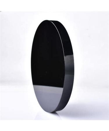 Ornament Black Crystal Mirror with Holder Natural Obsidian Quartz Stone Circular Slice Slab Coaster (Size : 15cm) - Buy Online on GoSupps.com