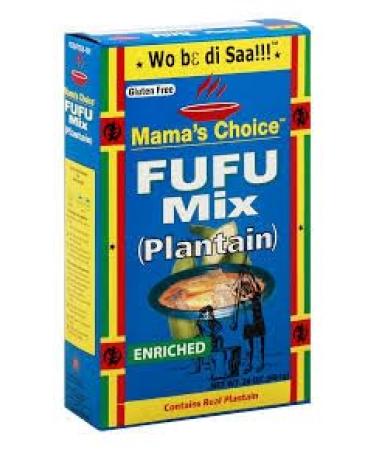 Mama's Choice Plantain Fufu I 22oz Each I 6 * 624G I Pack of 6