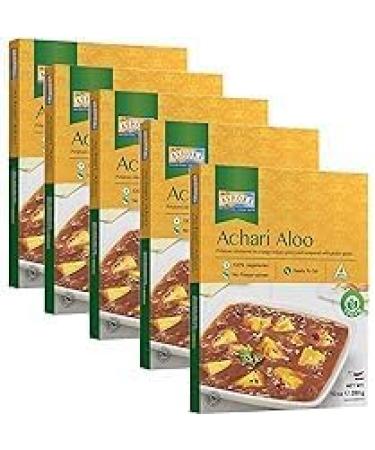 Ashoka Achari Aloo - 280g (Pack of 10) - Authentic Indian Spiced Potatoes with Pickling Spices | Ready-to-Eat | No Preservatives | Family Pack - Buy Online on GoSupps.com