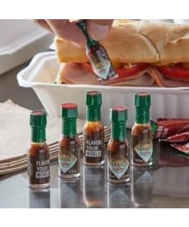 TABASCO Hot Sauce 144 Pieces Exclusive Collection of 3.7 ML Mini Bottles Authentic and Spicy Taste Ideal for Travel and Catering. (Chipotle) - Buy Online on GoSupps.com