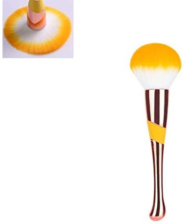 Buy Fluffy Easy Grip Curve Handle Face Powder Brush - Multifunctional Makeup Tool for Women | International Shipping Available - Buy Online on GoSupps.com