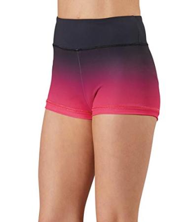 Balera Shorts Girls Bottoms for Dance Mid-Rise Ombr with Wide Waistband Medium Watermelon