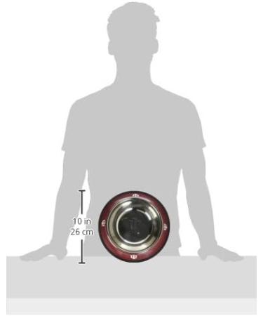 NCAA Indiana Hoosiers Stainless Steel Pet Bowl - Officially Licensed NCAA Pet Goods - Buy Online on GoSupps.com