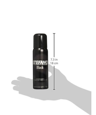 Buy Stefano Black Deodorant Spray by Lournay - 4.3 Oz (125g) | International Shipping Available - Buy Online on GoSupps.com