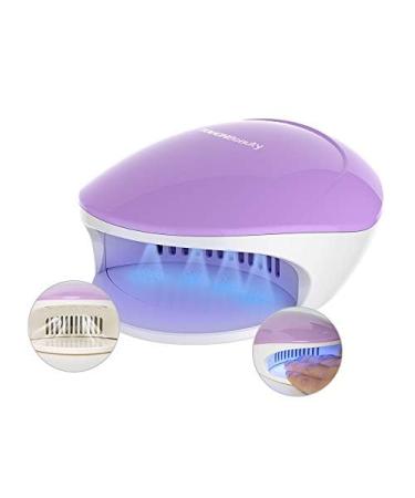 TOUCHBeauty Nail Dryer for Regular Polish: 2 in 1 Nail Dryer with Fan and UV Light - Mini Portable Electric Manicure Tool for Quick Drying of Regular Polish at Salon Home or DIY - Perfect for Kids