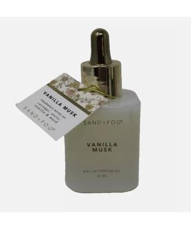 Sand and Fog Vanilla Musk Eau De Parfum Oil 1.7 oz Gold Top