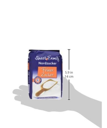 Buy Sweet Family Nordzucker Our Finest Sugar 1.00 kg - Premium Quality Sugar for Baking & Cooking - International Shipping Available - Buy Online on GoSupps.com